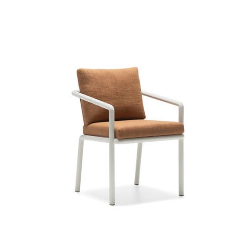 Chaise de salle à manger moderne - SOLEVA - Molteni&C - pour extérieur / en polyuréthane / en aluminium