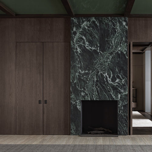 Porte d'intérieur - ARIAL - Molteni&C - en chêne naturel / en céramique / aluminium