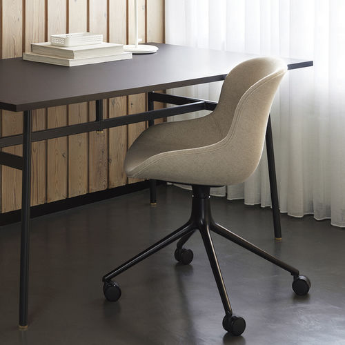 Chaise contemporaine - HYG  - Normann Copenhagen - d'intérieur / en tissu / en cuir