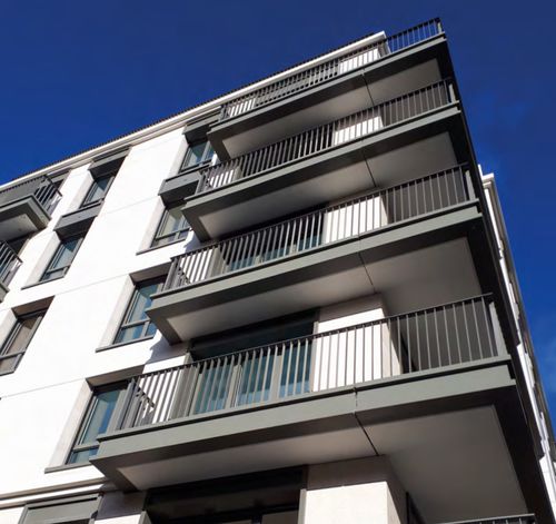 Garde-corps en aluminium - MODURAL - Horizal - à barreaudage / d'extérieur / pour balcon