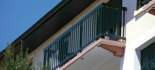 Garde-corps en aluminium - BASQUE - Horizal - à barreaux / d'extérieur / pour escalier