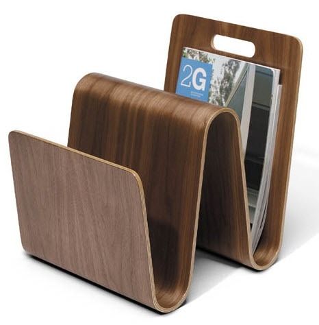 Porte-revues contemporain - W - Offi - résidentiel / en bois