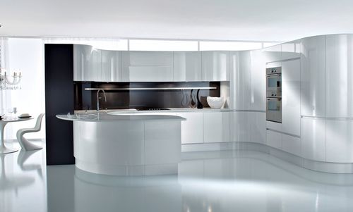 Cuisine contemporaine - ARTIKA - Pedini - en bois / sans poignée / laquée