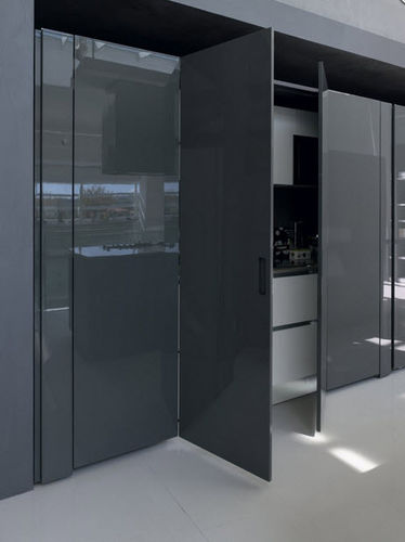 Cuisine de style industriel - SYSTEM COLLECTION - Pedini - en bois / dissimulée / avec poignée intégrée