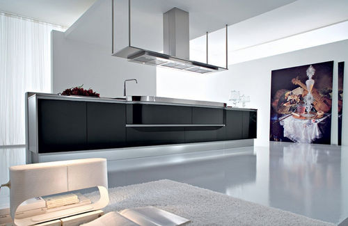 Cuisine contemporaine - ARTIKA - Pedini - en inox / sans poignée / laquée