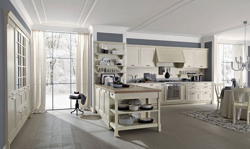 Cuisine contemporaine - VINTAGE - Pedini - en bois / avec poignée / laquée
