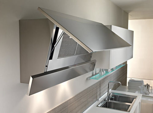 Hotte murale - Pedini - design original / avec éclairage intégré
