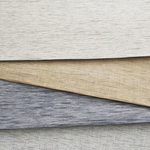 Papier peint contemporain - Serene Weave - Phillip Jeffries - en lin / uni / beige
