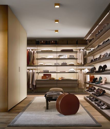 Dressing modulable - UBIK - Poliform - contemporain / en bois / en verre