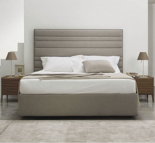Lit double - APOLLO - Porada - simple / contemporain / tapissé