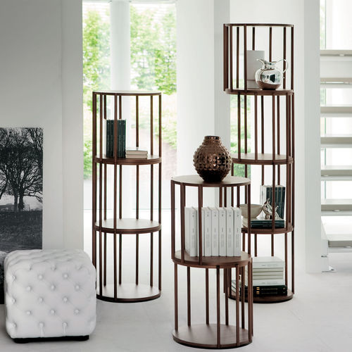 Bibliothèque contemporaine - CELL - Porada - en bois massif / en noyer / par Marelli et Molteni