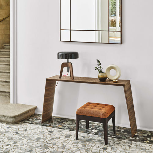 Console contemporaine - ASYA - Porada - en chêne / en noyer / avec piètement en chêne