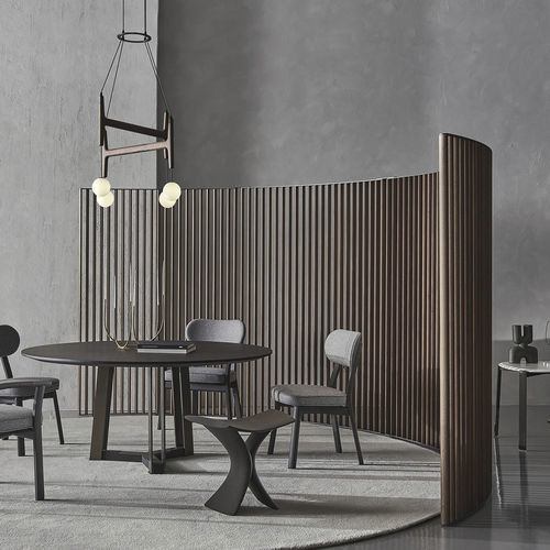 Séparateur d'espace en aluminium - GAMEN - Porada - en noyer / professionnel / modulable
