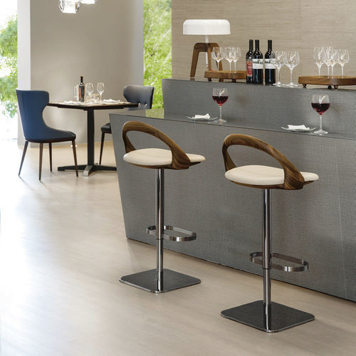 Chaise de bar contemporaine - ESTER - Porada - d'intérieur / d'extérieur / en tissu