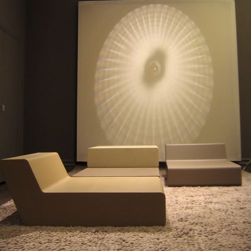 Bain de soleil contemporain - MATRASS 75 - SDC_lab - en tissu / en cuir / en mousse haute densité