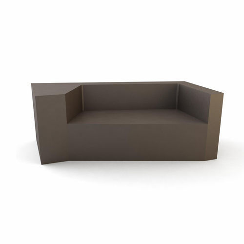 Canapé contemporain - DAI 02 - SDC_lab - en tissu / en cuir / en mousse haute densité