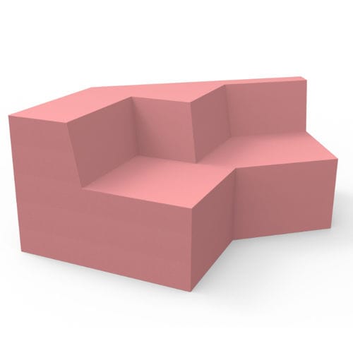 Banquette modulable - SKEW - SDC_lab - contemporaine / en tissu / avec piètement en bois