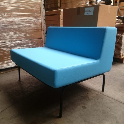 Fauteuil contemporain - FRAME 100  - SDC_lab - en tissu / en cuir / en aluminium
