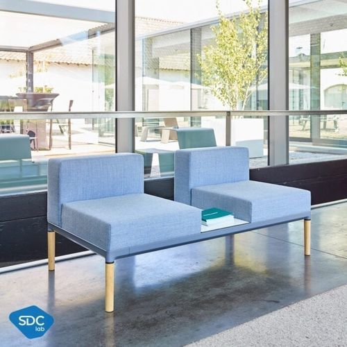 Chauffeuse contemporaine - NORA S_03 - SDC_lab - en tissu / en chêne / modulable