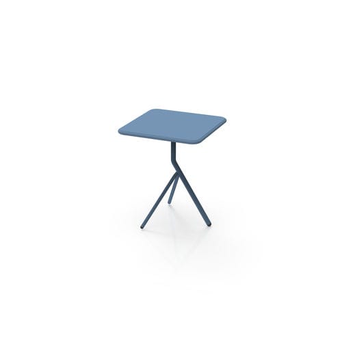 Table bistrot contemporaine - SLING - SDC_lab - en acier / avec piètement en acier / carrée
