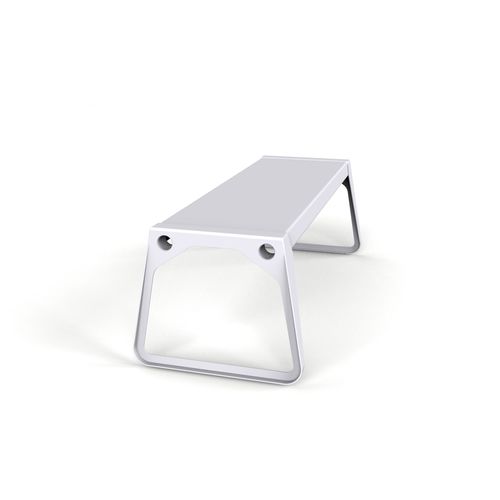 Banc contemporain - ACÀ ALLÀ 2 - SDC_lab - en acier / sans dossier / sans accoudoirs