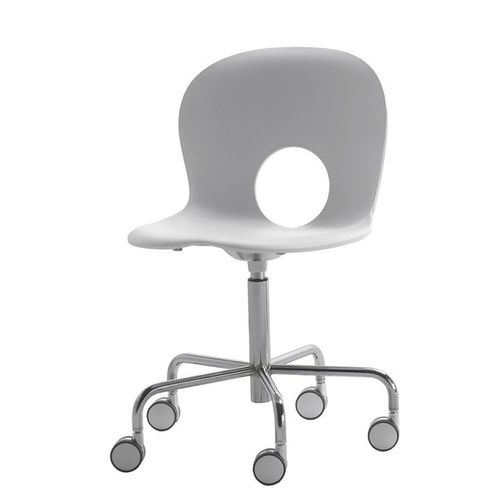 Chaise contemporaine - OLIVIA - REXITE - d'intérieur / en polypropylène / avec piètement en acier chromé