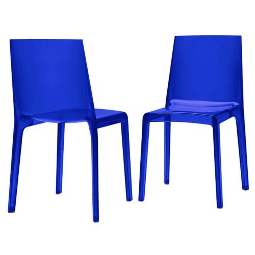 Chaise contemporaine - EVELINE - REXITE - d'intérieur / d'extérieur / en polycarbonate