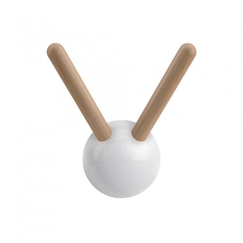 Porte-manteau mural - Bunny - REXITE - contemporain / en aluminium / en bois