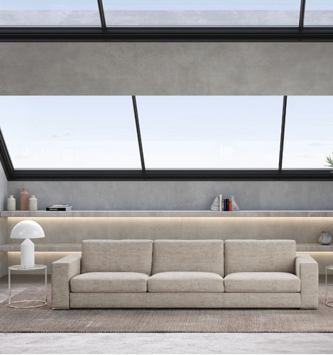 Canapé modulable - LONG ISLAND - Rivolta - d'angle / contemporain / en tissu