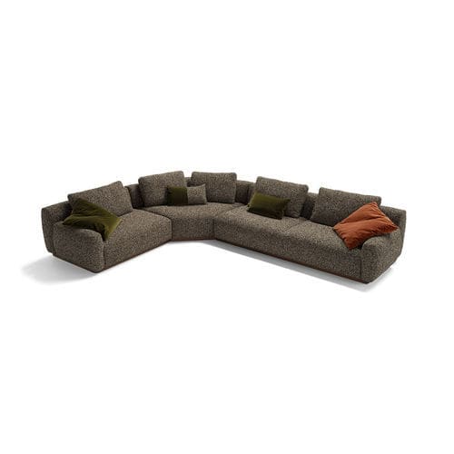 Canapé modulable - Joint - Rossi di Albizzate - d'angle / contemporain / en tissu