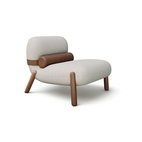 Fauteuil contemporain - Tudor - Rossi di Albizzate - en tissu / en bois / bleu