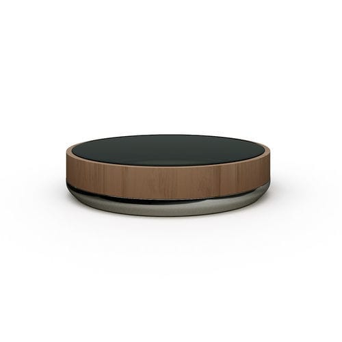 Table basse contemporaine - Bol - Rossi di Albizzate - en bois / avec piètement en métal / ronde