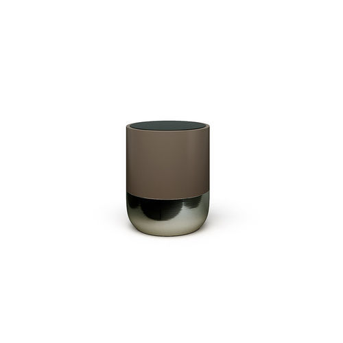 Table d'appoint contemporaine - Bol - Rossi di Albizzate - en bois / en marbre / avec piètement en métal