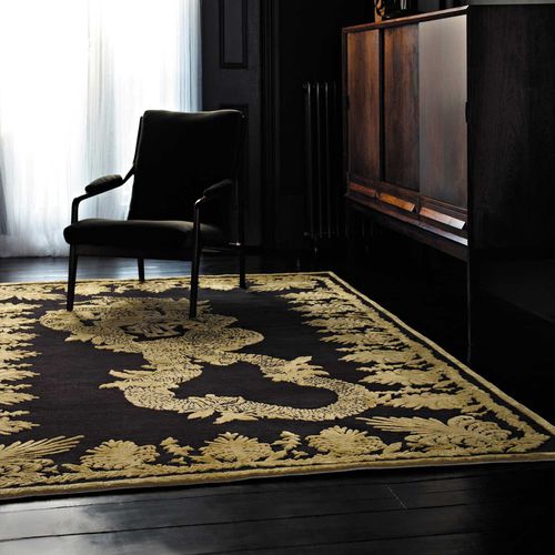 Tapis contemporain - BROCADE - The Rug Company - à motif / en laine / en soie