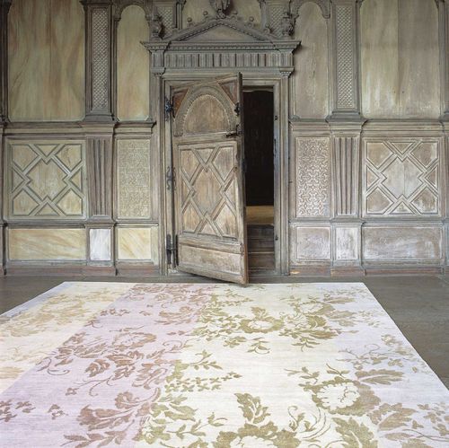 Tapis contemporain - PALAZZO - The Rug Company - à fleurs / en soie / en laine du Tibet
