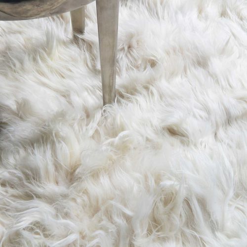 Tapis contemporain - ALPACA - The Rug Company - uni / en peau de bête / rectangulaire