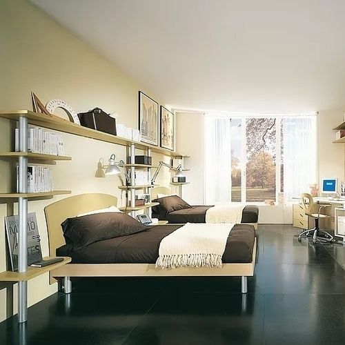 Lit simple - YOUNG - Sangiorgio Mobili - contemporain / pour enfant (unisexe) / avec rangement