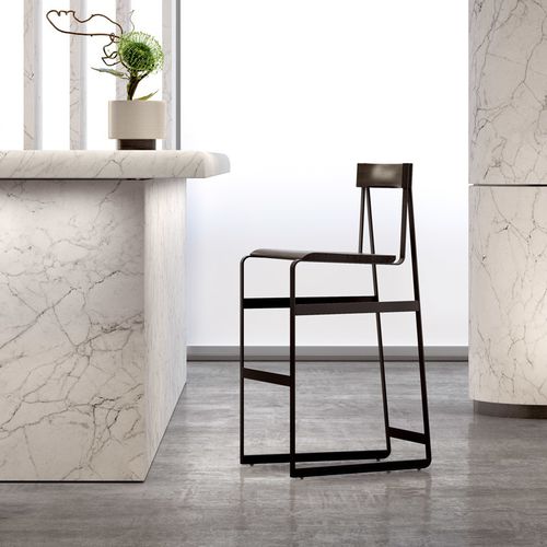 Chaise de bar contemporaine - PIEDMONT #3 STOOL  - Skram Furniture - d'intérieur / en chêne / en noyer