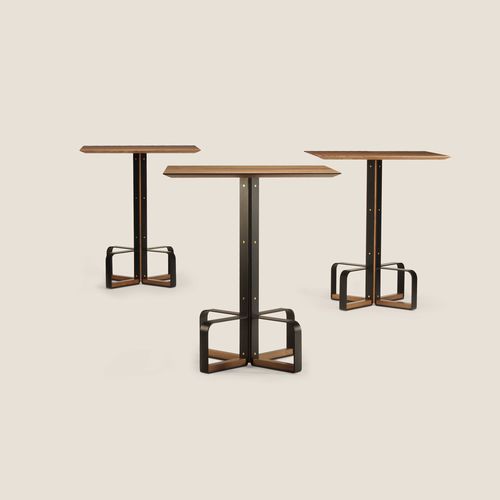 Table bistrot contemporaine - PIEDMONT  - Skram Furniture - en chêne / en noyer / en cerisier