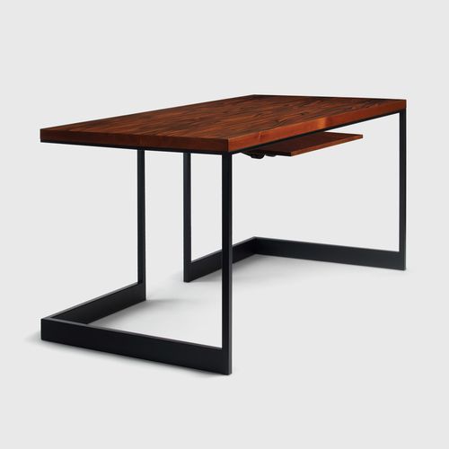 Bureau contemporain - WISHBONE SLAB - Skram Furniture - en noyer / en frêne / en bois de rose