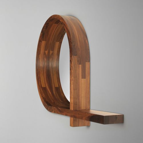 Miroir mural - DROP - Skram Furniture - contemporain / en chêne / en noyer