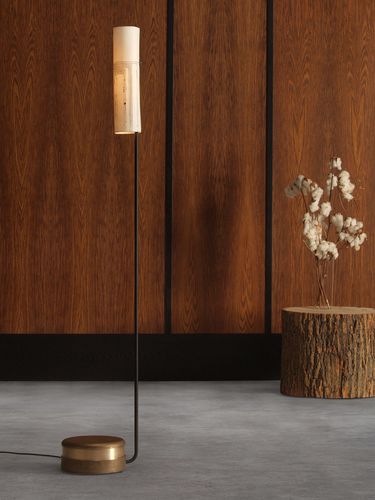 Lampe de sol - ARAK - Skram Furniture - en aluminium / en bronze / en porcelaine