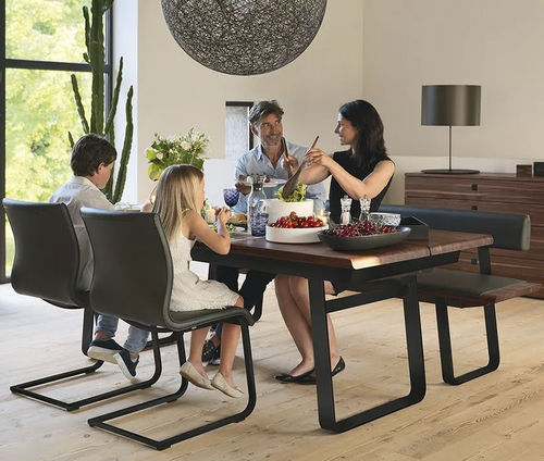 Table à manger contemporaine - NOX - TEAM 7 - en chêne / en noyer / en hêtre