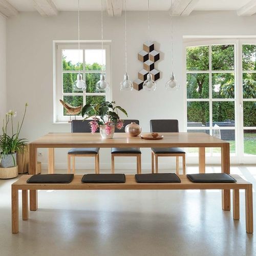 Table à manger contemporaine - LOFT - TEAM 7 - en chêne / en noyer / en hêtre
