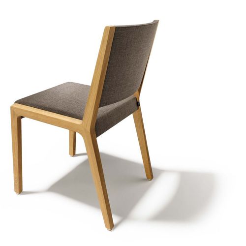 Chaise contemporaine - EVIVA  - TEAM 7 - d'intérieur / en tissu / en cuir