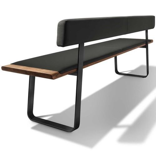 Banc contemporain - NOX - TEAM 7 - en chêne / en hêtre / en noyer