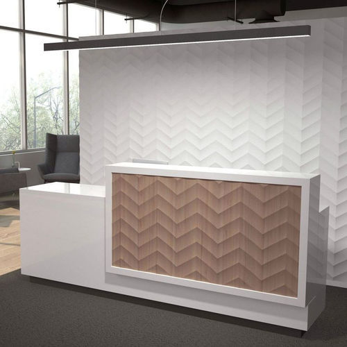 Banque d'accueil modulable - 600.20 - 3Form - en bois / en feutre
