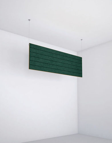 Baffle acoustique en feutre - Divy - 3Form - suspendu / rectangulaire