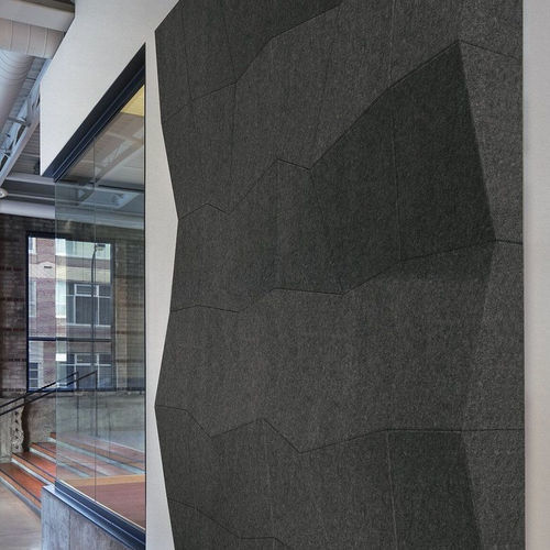 Panneau acoustique pour mur - SEEYOND - 3Form - en feutre / carré / 3D