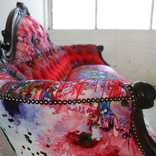 Tissu d'ameublement - THUNDER BLOTCH - Timorous Beasties - à motif / en coton